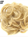 New Trendy Design Women Wavy Curly Messy Hair Bun Synthetic