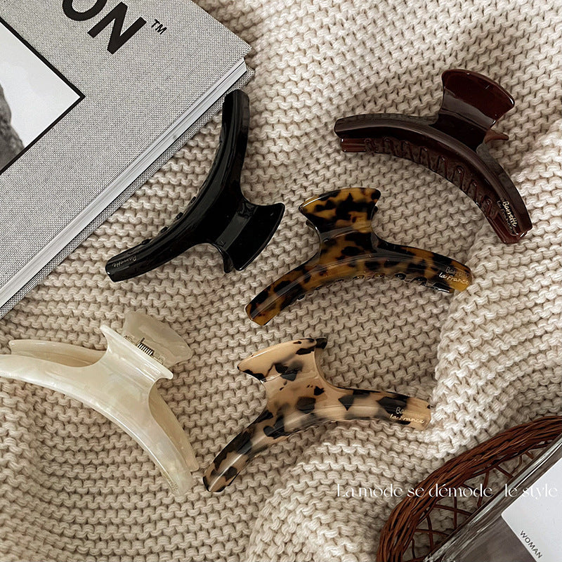 Retro Ponytail Hair Claw Simple Elegant Hair Clip