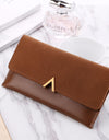 Frosted Color Matching 30 Off Long Ladies Wallet