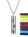 316L Stainless Steel Aromatic Perfume Oil Essential Oil Diffuser Pendant Necklace