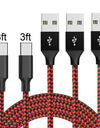 Mobile Phone USB Braided Nylon Charging Data Cable