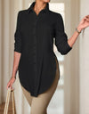 Split Button Front Shirt