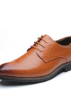 Formal Plus Size Business Men's With Lace Up Leather Shoes