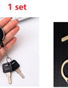 Creative Telescopic Wire Rope Key Ring Carabiner