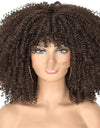 Small Curly Hair Rose Mesh Synthetic Headgear