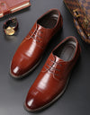 Formal Plus Size Business Men's With Lace Up Leather Shoes