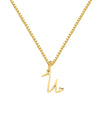 26 Love Letters Titanium Steel Pendants Necklace