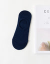 Silicone anti-slip breathable invisible cotton socks