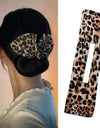 Leopard Knotted Wire Hair Curler Print Wire Headband Print Hairpin