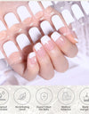 Japanese Style Nail Beauty Gel Stickers Semi-curing French Gel