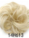New Trendy Design Women Wavy Curly Messy Hair Bun Synthetic