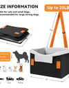 Portable Small Dog Car Seat Dog Booster Seat For Car With Clip-On Safety Leash Perfect For Small Pets Pet Products