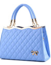 Crossbody shoulder bag with bow