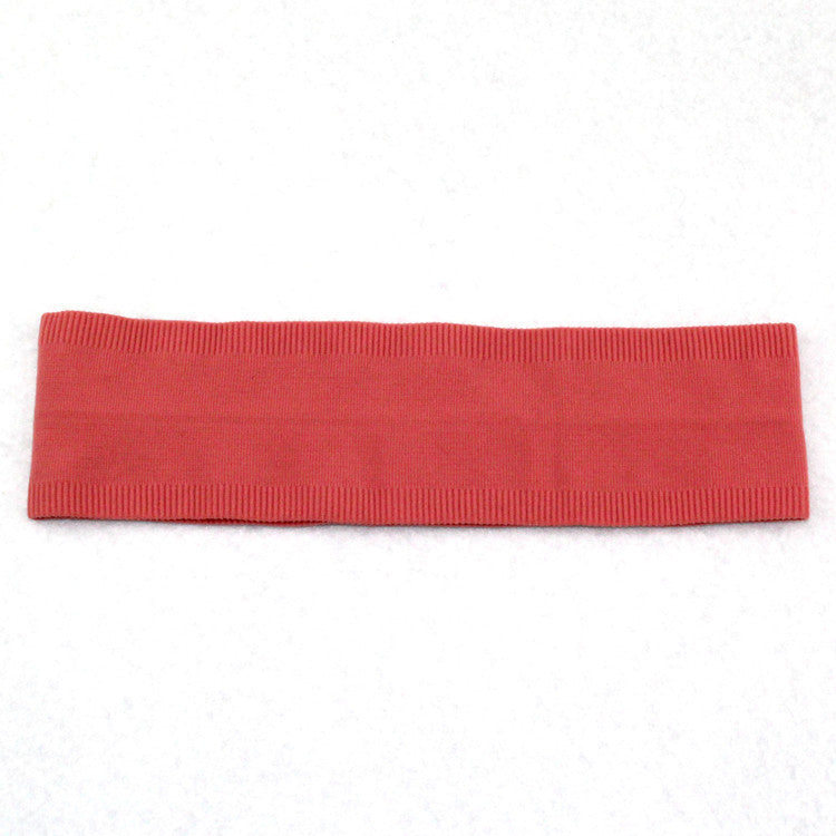 Non-slip Sports Antiperspirant Headband Nylon Monochromatic Headband Headwear