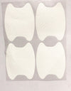 4pcs Set Of Door Stickers Carbon Fiber Scratch-resistant Car Handle Stickers