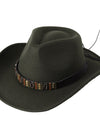 Woolen Hat Western Cowboy Top Hat Men's And Women's Curling Shell Accessories