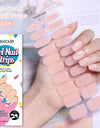 Japanese Style Nail Beauty Gel Stickers Semi-curing French Gel