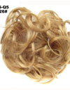 New Trendy Design Women Wavy Curly Messy Hair Bun Synthetic