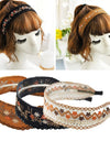 Embroidered lace headband