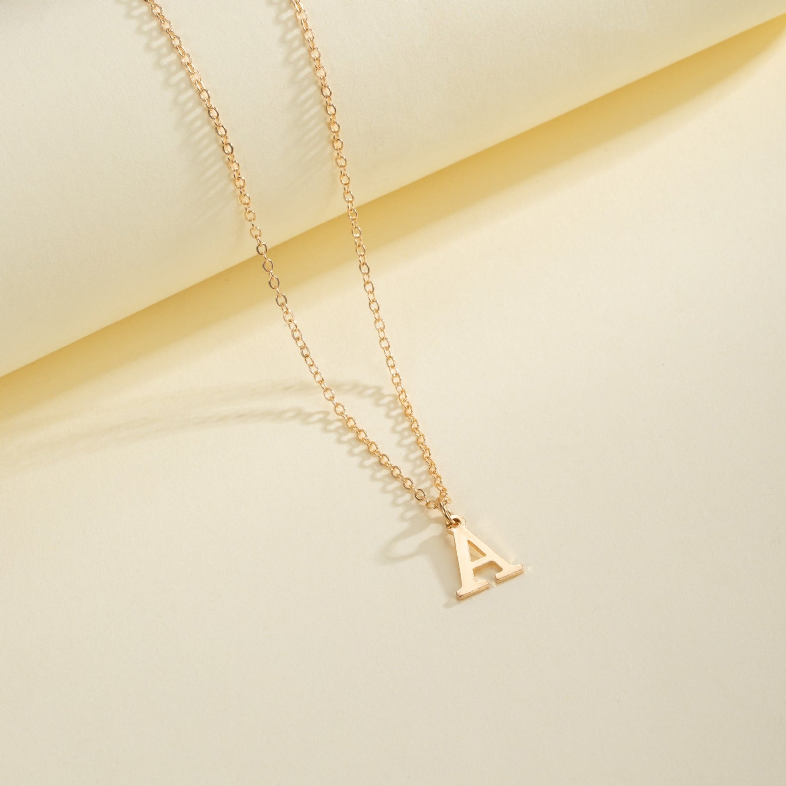 English Letter Necklace Female Personality