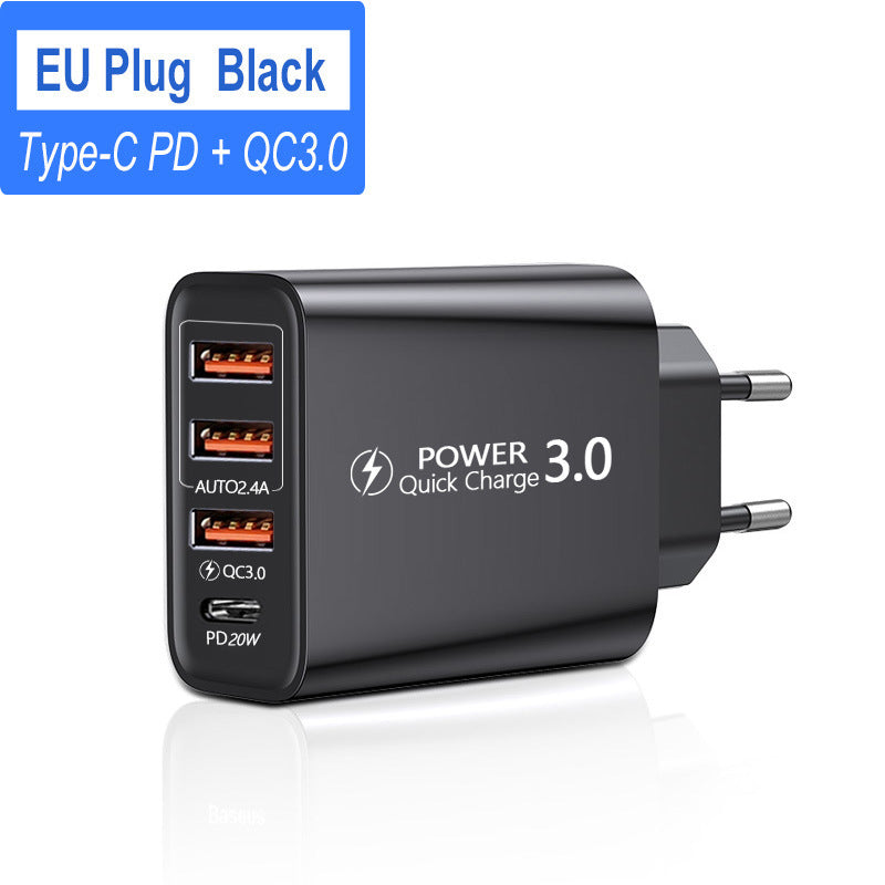 U.S. And European 3USB Mobile Phone Adapter