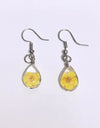 Fashion Drop-shaped Dried Flower Earrings
