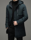 Thickened Middle-aged Cotton-padded Clothes Casual Hooded Coat