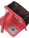 Expanding Card Holder Women's Long Wallet Passport Bag