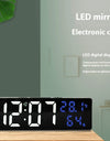 LED Multi-function Mirror Large Screen Electronic Alarm Clock
