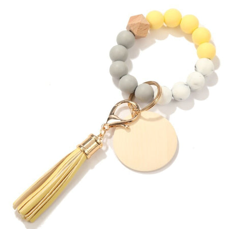 Women's Fashion Silicone Bracelet Key Ring