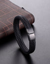 Leather Cord Bracelet Authentic Leather Weave