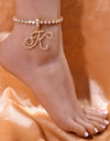 New Hip Hop Style Letter Fashion Simple Beach Shiny Rhinestone Foot Ornaments
