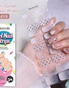 Japanese Style Nail Beauty Gel Stickers Semi-curing French Gel