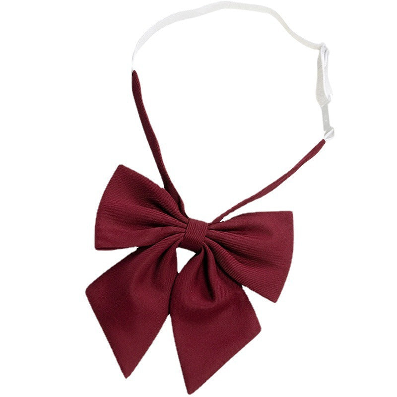 JK Uniform Solid Color Calamus Bow Tie Female Preppy Style