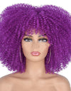 Small Curly Hair Rose Mesh Synthetic Headgear