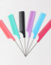 Hairdressing Steel Needle Tail Comb Hair Dyeing And Dyeing Comb Hair Tools