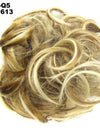 New Trendy Design Women Wavy Curly Messy Hair Bun Synthetic