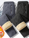 Winter Sweatwear Men Plush Thick Fleece Sweatpant Lambswool Thermal Trousers Casual Pants Waterproof Windproof Warm Cotton Pants