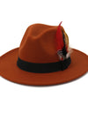 Autumn And Winter New Black Woolen Top Hat