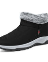 Women's Cotton-padded Shoes Fleece Lined Padded Warm Keeping Slip-on