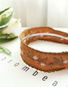 Embroidered lace headband