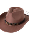 Woolen Hat Western Cowboy Top Hat Men's And Women's Curling Shell Accessories