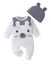Long Sleeve Jumpsuit Hat Jumpsuit Children's Clothing