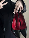 Black With Red Background High Heels Women's Stiletto Heel Pumps