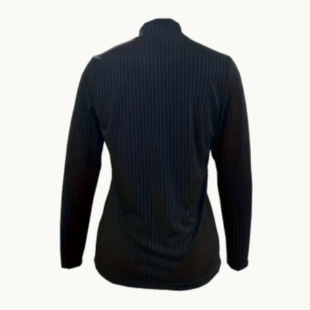 Color Zip-Up V-Neck T-Shirt For Women