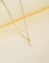 English Letter Necklace Female Personality