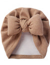 New Style Cashmere Baby Pullover Hat Cotton Filled Bow