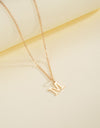 English Letter Necklace Female Personality