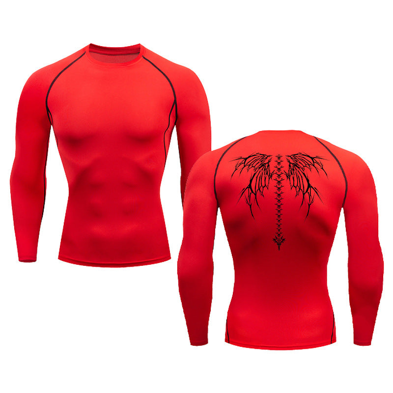 Summer Men's Short-sleeved Fashion Outdoor Casual Printed Quick-drying T-shirt