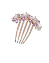 Rhinestone Butterfly Insert Comb For Updo Barrettes